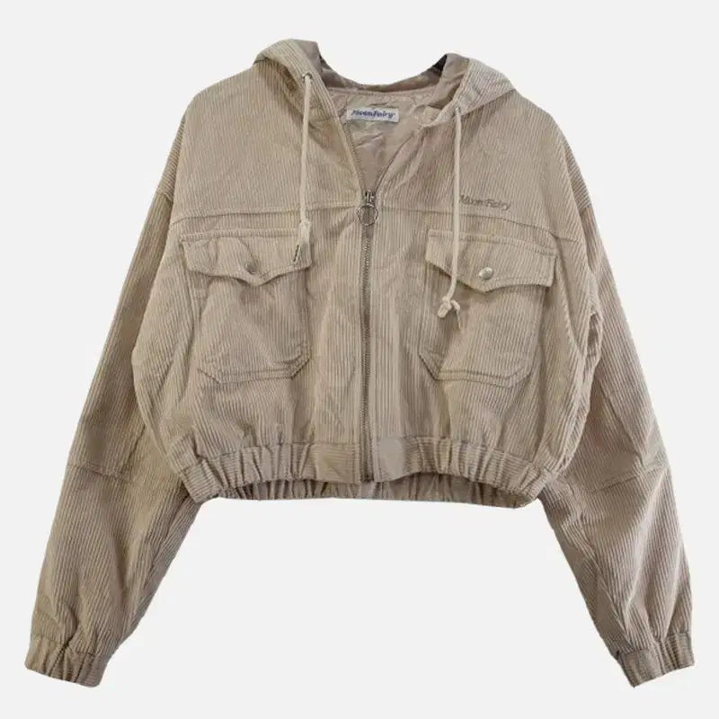 [BUNJANG] FREE Corduroy Jacket Beige / 여FREE 코듀로이 자켓 베이지 M6357