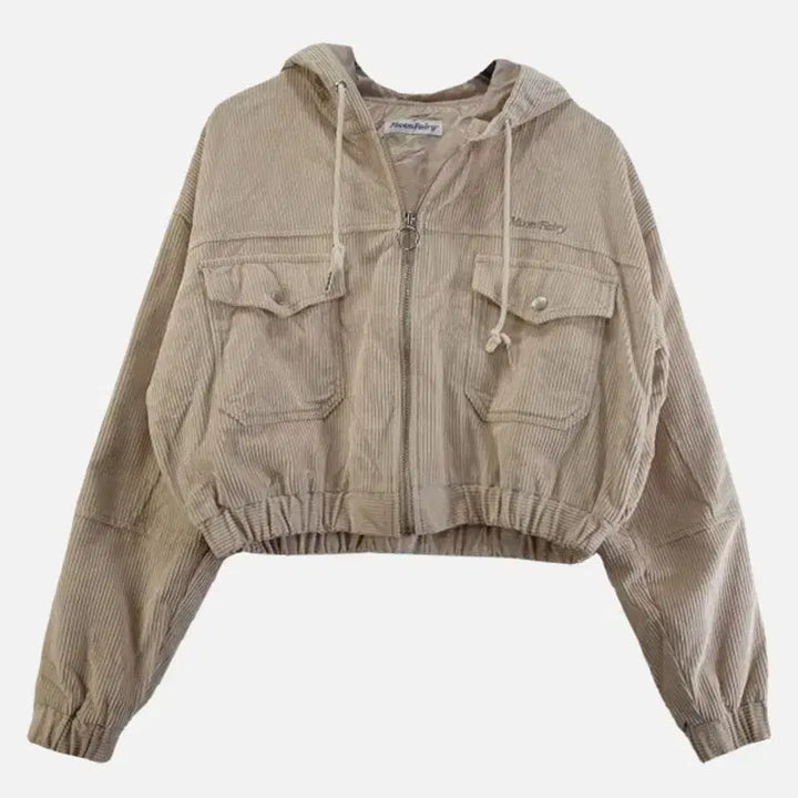 [BUNJANG] FREE Corduroy Jacket Beige / 여FREE 코듀로이 자켓 베이지 M6357