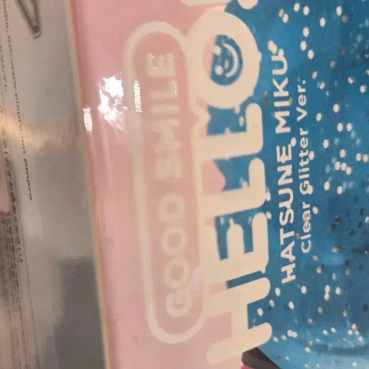 [BUNJANG] Good Smile Company Hello Miku Clear Glitter Version Figure (Sealed) / 미개봉) 굿스마일 헬로 미쿠 클리어 글리터 버전
