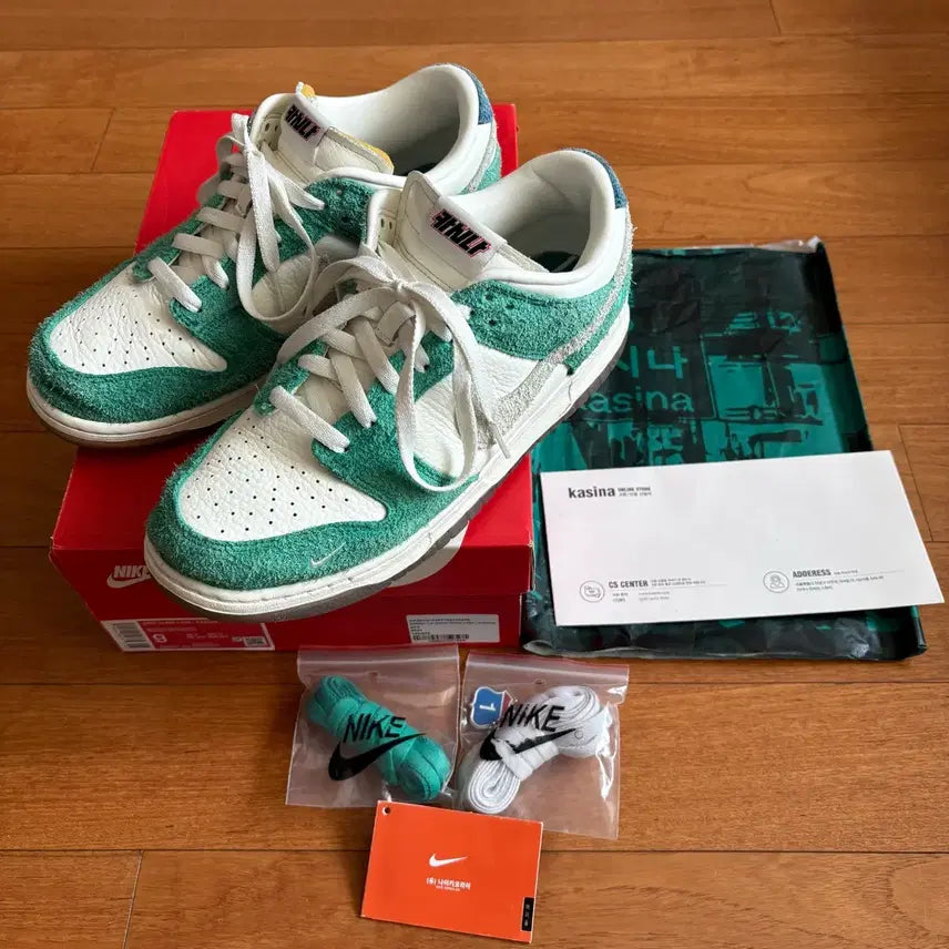 [BUNJANG] Nike Dunk Low Kasina Neptune Green Sneakers / [270] 나이키 덩크로우 카시나덩크 넵튠그린