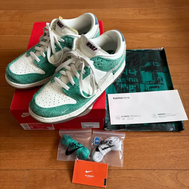 [BUNJANG] Nike Dunk Low Kasina Neptune Green Sneakers / [270] 나이키 덩크로우 카시나덩크 넵튠그린