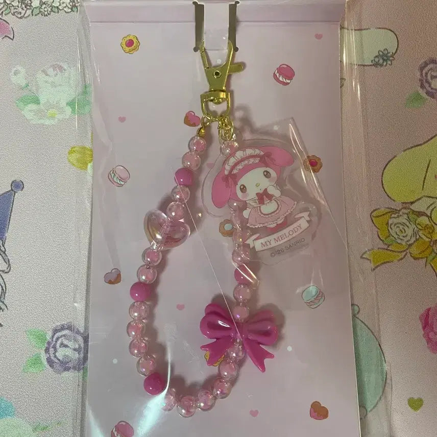 [BUNJANG] Sanrio My Melody Kuji Strap (Sealed) / 미개봉새상품) 마이멜로디 쿠지 스트랩