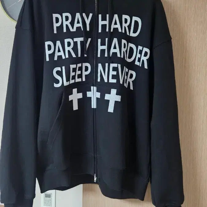 [BUNJANG] OY Hooded Zip-up L Black / 오와이(OY)후드집업L