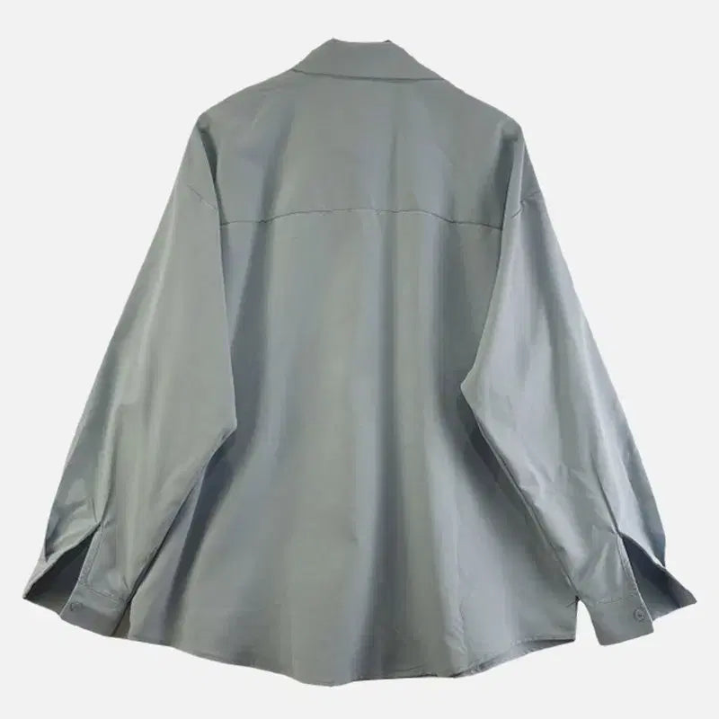 [BUNJANG] FREE Light Blue Shirt / 여FREE 셔츠 라이트 블루 M6376