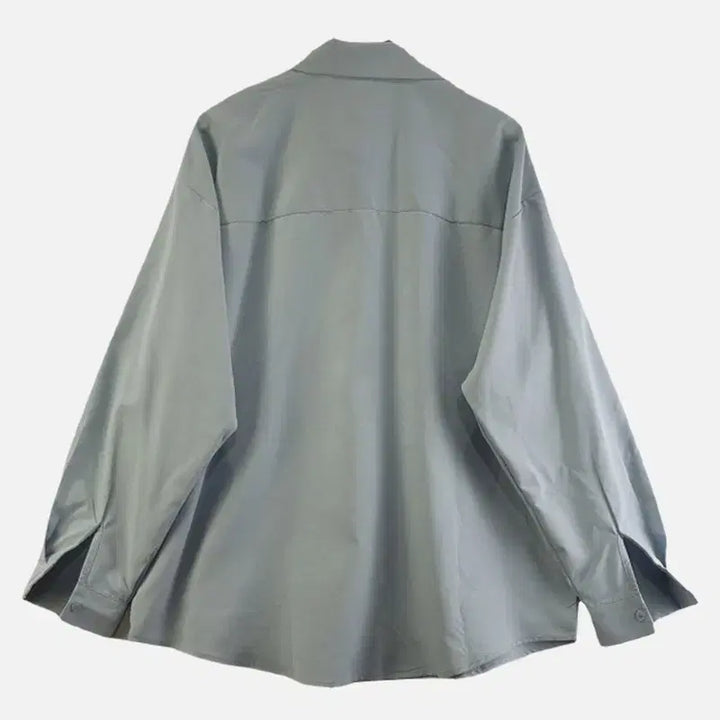 [BUNJANG] FREE Light Blue Shirt / 여FREE 셔츠 라이트 블루 M6376