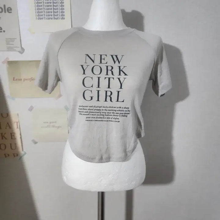 [BUNJANG] New York City Girl Crop Top / 크롭티 새상품