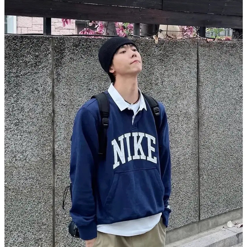 [BUNJANG] Joo Woo Jae Nike Rugby Shirt XL / 주우재 나이키 폴로 럭비티 XL