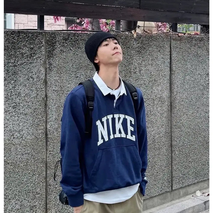 [BUNJANG] Joo Woo Jae Nike Rugby Shirt XL / 주우재 나이키 폴로 럭비티 XL