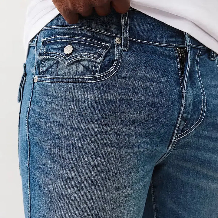 [BUNJANG] True Religion Ricky Flap Straight Jeans / (새상품)트루릴리젼 리키 플랩 스트레이트 진 일자핏 청바지 사이즈 28