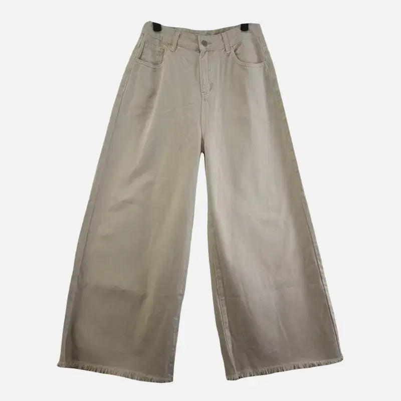 [BUNJANG] L Beige Wide Pants / 여L 베이지 와이드 바지 M6383
