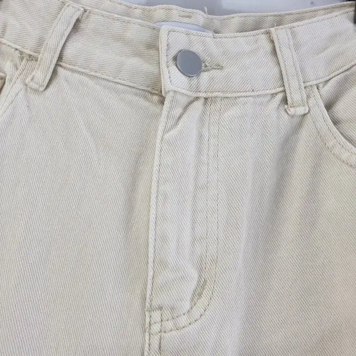 [BUNJANG] L Beige Wide Pants / 여L 베이지 와이드 바지 M6383