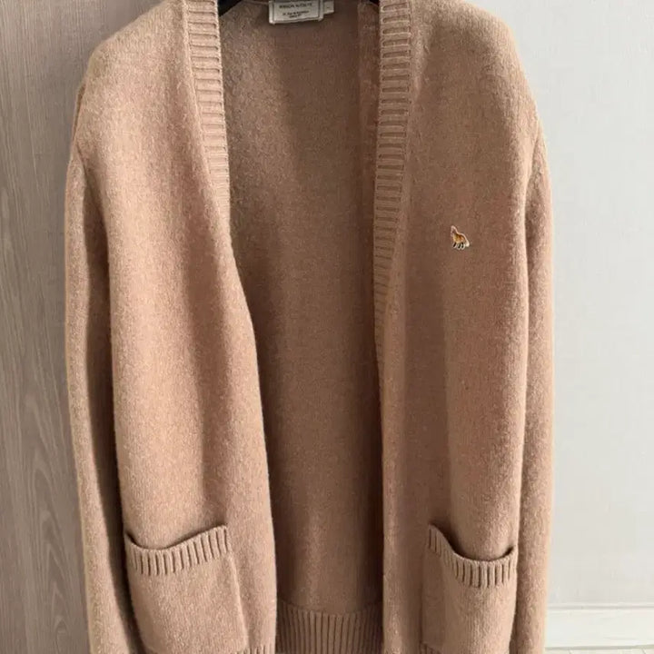 [BUNJANG] Maison Kitsune Fox Patch Cardigan / 메종키츠네 폭스 패치 가디건 L