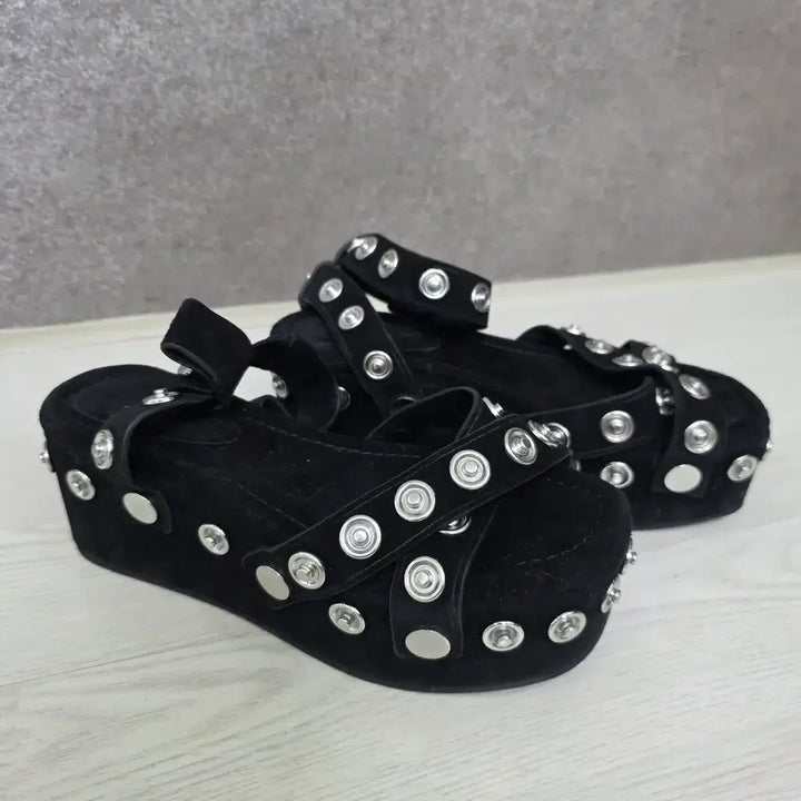 [BUNJANG] Alexander Wang Sandra Studded Platform Sandals / 알렉산더왕 산드라 스터드 플랫폼 샌들 38(240사이즈)