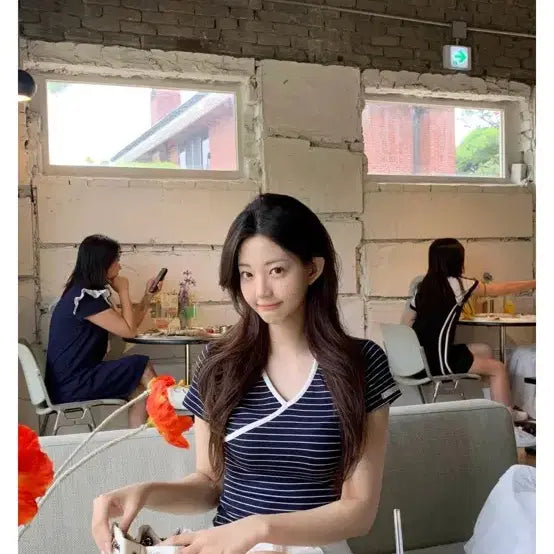 [BUNJANG] JENNIE O Marine Slim Wrap Knit / 제니오 마린 슬림 랩 니트
