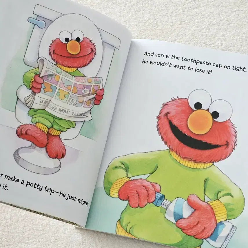 [BUNJANG] Disney Sesame Street Elmo Vintage Book / 디즈니 세서미 엘모 빈티지 책