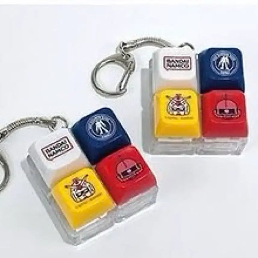 [BUNJANG] Bandai Namco Gundam Keycap Keyring Set / 반다이남코 건담 키캡 키링 세트