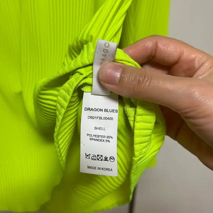 [BUNJANG] Dragon Blues Pleated Blouse / 드래곤블루스 플리츠 블라우스