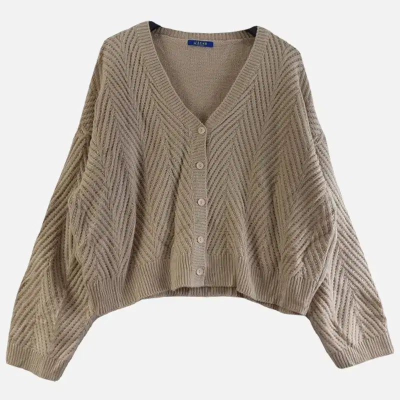 [BUNJANG] FREE Beige Cardigan / 여FREE 가디건 베이지 M6360