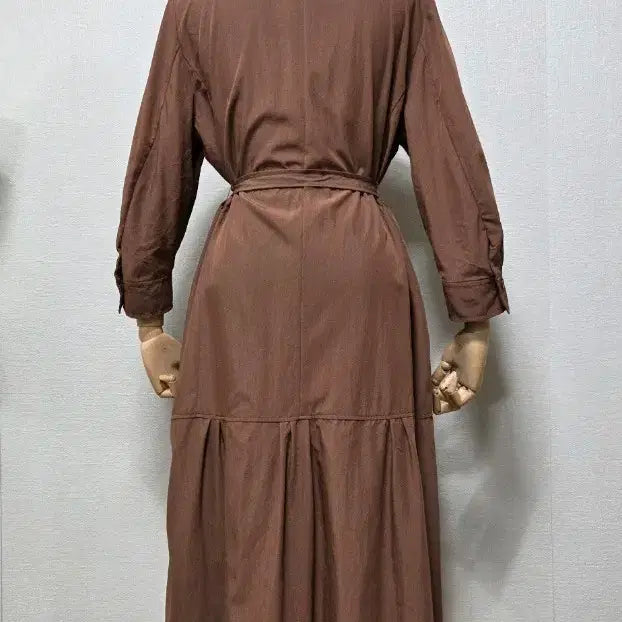 [BUNJANG] Olivia Hasler Brown Shirt Dress (Size 100) / 올리비아 하슬러 100