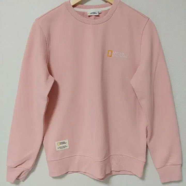 [SOLD OUT] 내셔널지오그래픽 핑크 맨투맨 티셔츠 90
