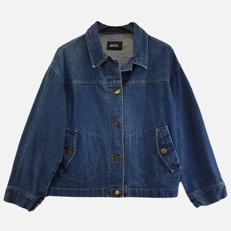 [BUNJANG] FREE Blue Denim Jacket / 여FREE 블루 데님 청자켓 M6361