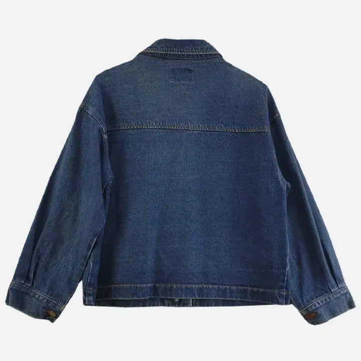 [BUNJANG] FREE Blue Denim Jacket / 여FREE 블루 데님 청자켓 M6361