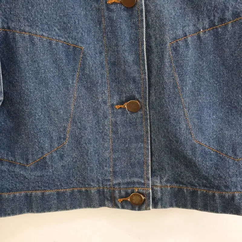 [BUNJANG] FREE Blue Denim Jacket / 여FREE 블루 데님 청자켓 M6361