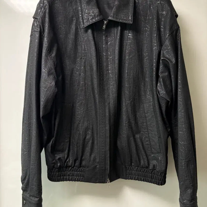 [BUNJANG] mmgl Wrinkled Leather Blouson / mmgl 링클드 레더 블루종 4