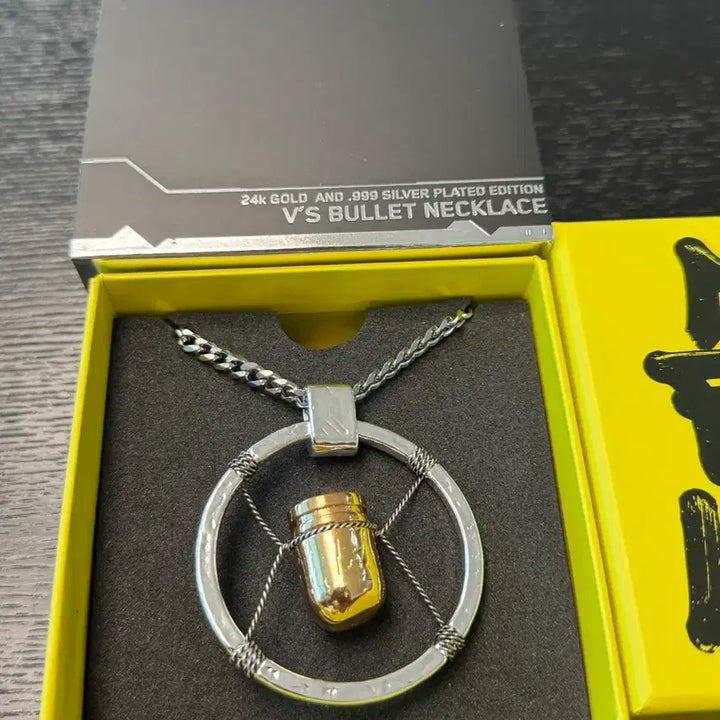 [BUNJANG] Cyberpunk 2077 V Bullet Pendant Metal Edition / 사이버펑크 2077 V 총알 팬던트 메탈 에디션(택포15)