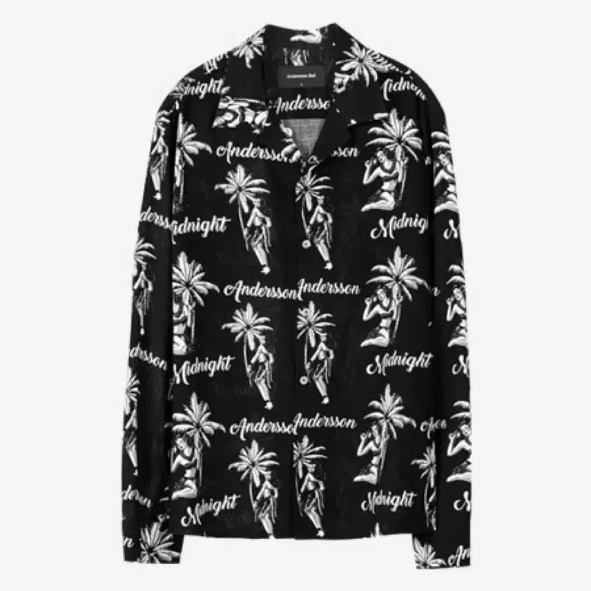 [BUNJANG] Andersson Bell Midnight Aloha Shirt / 엔더슨벨 미드나잇 알로하 셔츠