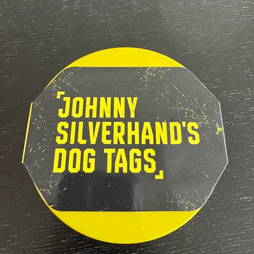 [BUNJANG] Cyberpunk 2077 Johnny Silverhand Dog Tag / 사이버펑크 2077 조니 실버핸드 군번줄