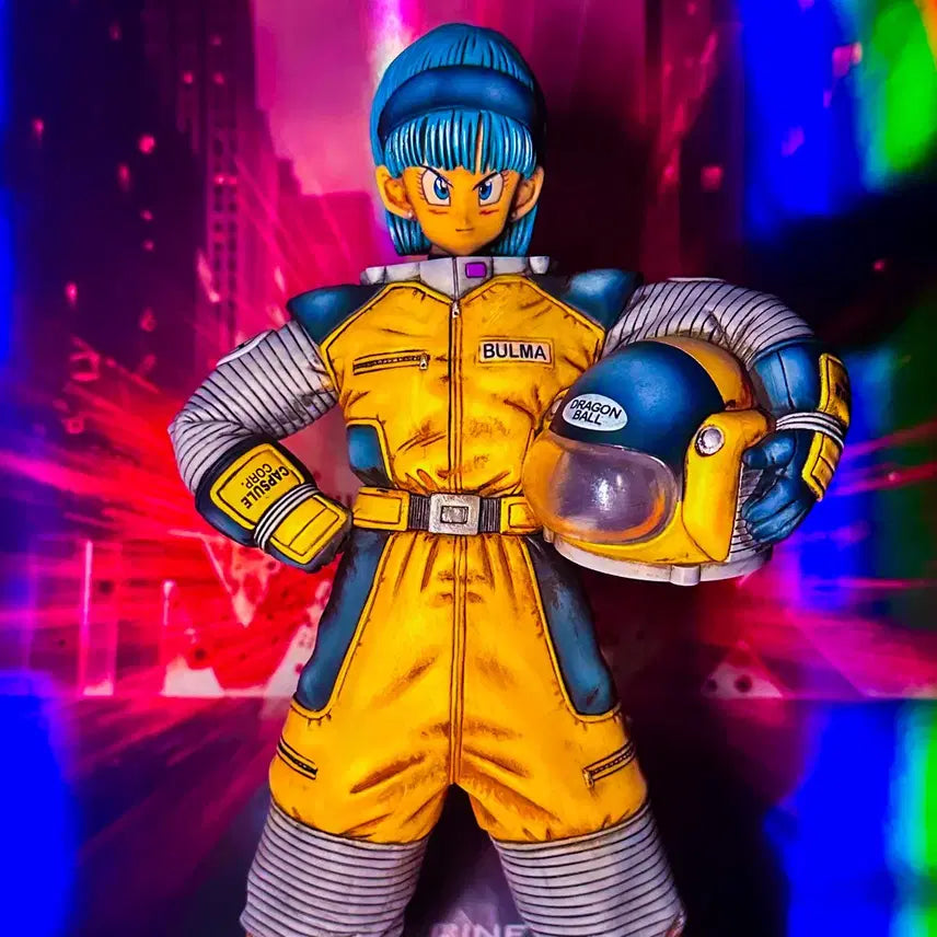 [BUNJANG] Dragon Ball Bulma Space Suit Figure Repainted Statue / 브루마 드래곤볼 피규어 리페인트 애니도색 레진 우주복 나메크 리페인팅