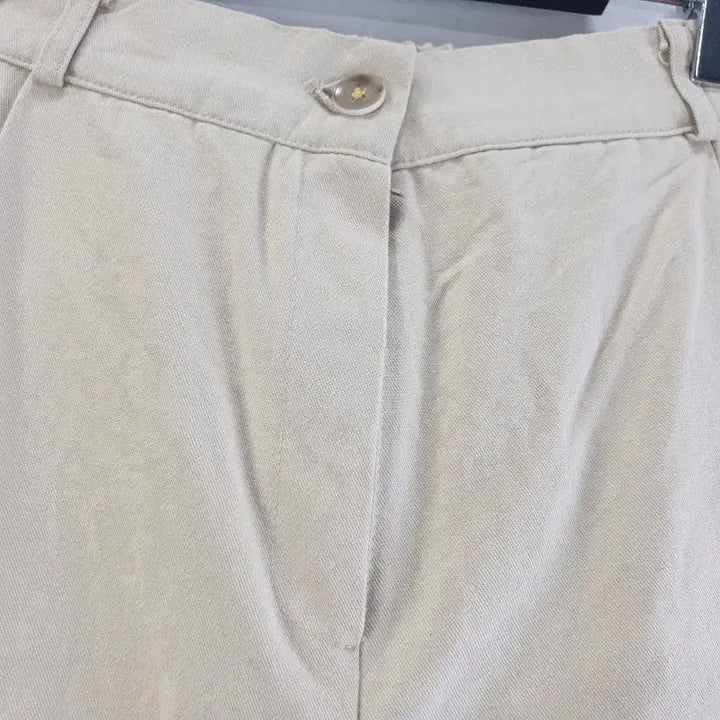 [BUNJANG] FREE Beige Cotton Pants / 여FREE 베이지 면 바지 M6387