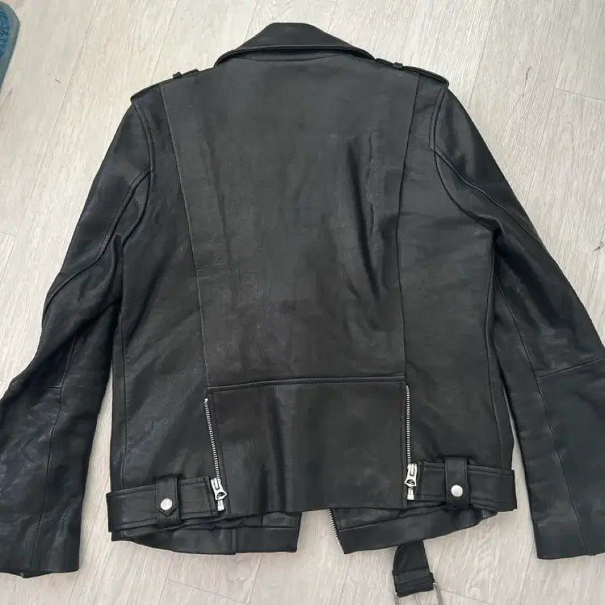 [BUNJANG] Nick&amp;Nicole Real Cowhide Leather Rider Jacket / 닉앤니콜 리얼 라이더자켓 판매합니다
