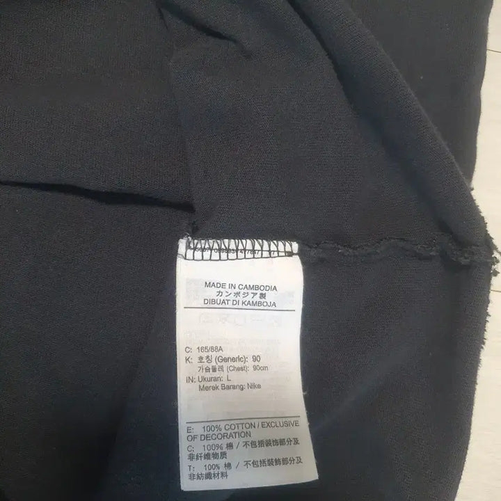 [SOLD OUT] 나이키 NSW 빅스우시 반팔티 블랙 L