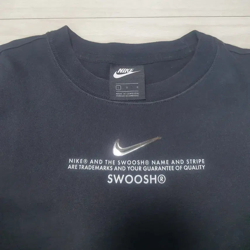 [SOLD OUT] 나이키 NSW 빅스우시 반팔티 블랙 L
