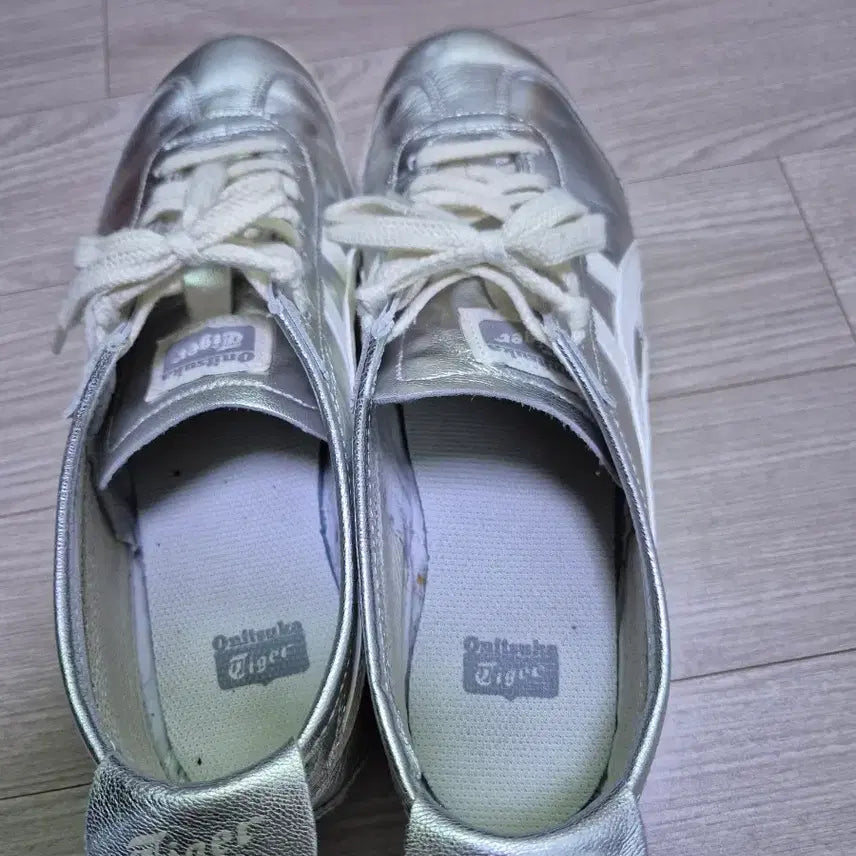 [BUNJANG] Onitsuka Tiger Mexico 66 Silver Sneakers / 오니츠카 타이거 맥시코 실버 280
