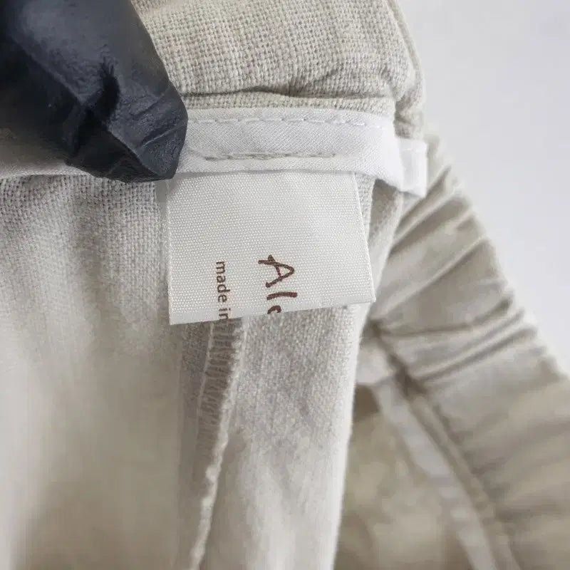 [BUNJANG] Free Linen Long Skirt Beige / 여FREE 린넨 롱스커트 베이지 M6388