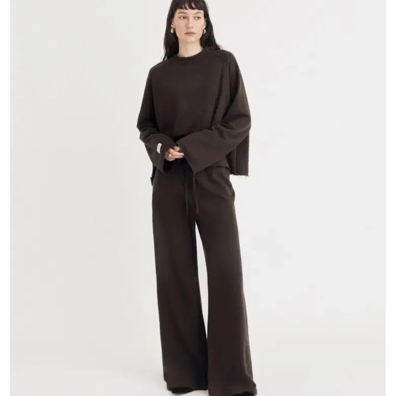 [SOLD OUT] [새상품] 나일로라(NYLORA)마리아 와이드 팬츠 브라운