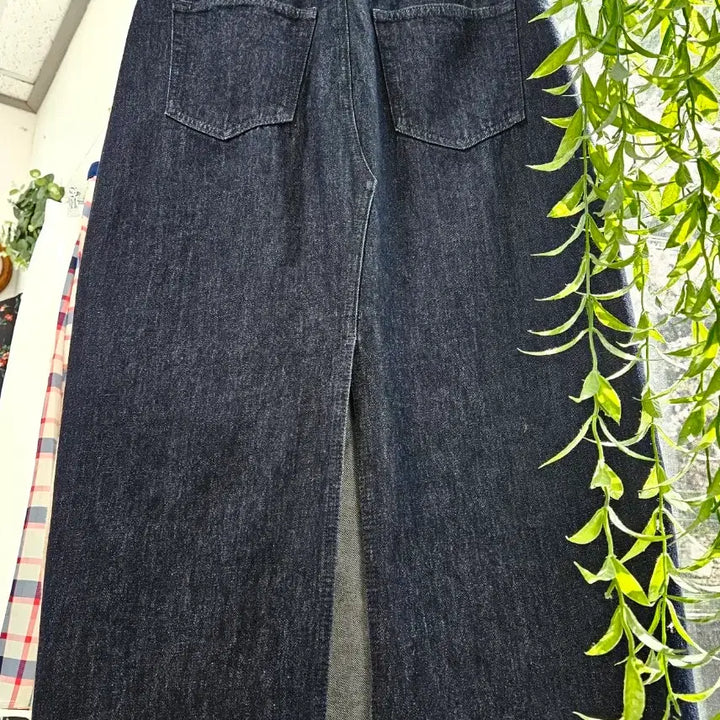 [BUNJANG] Uniqlo Denim Long Skirt (L) / 유니클로 진청데님 롱스커트(L)