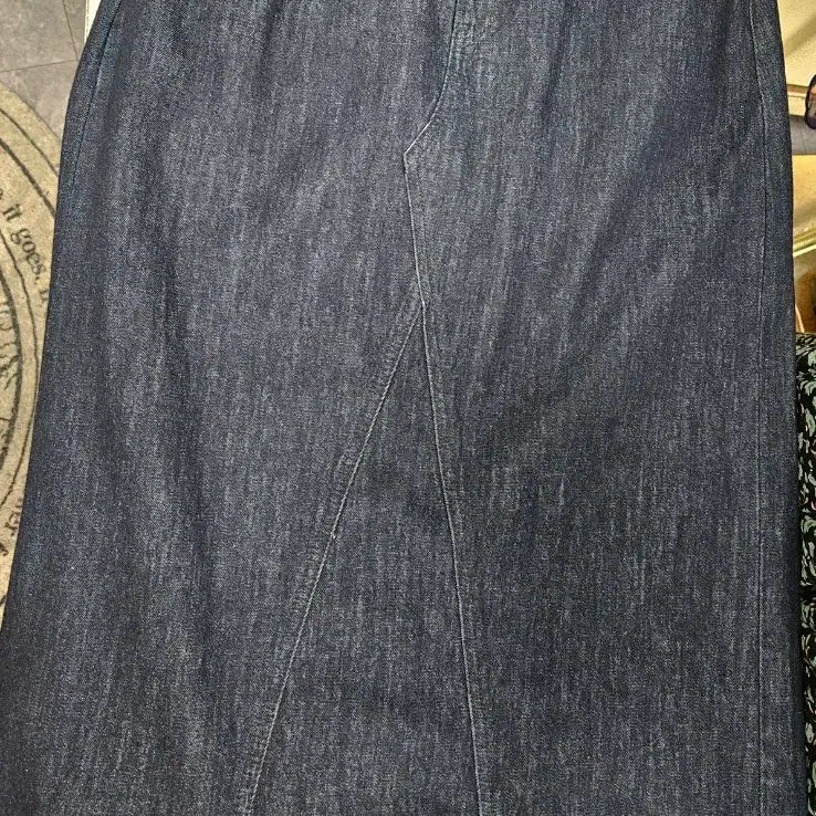 [BUNJANG] Uniqlo Denim Long Skirt (L) / 유니클로 진청데님 롱스커트(L)