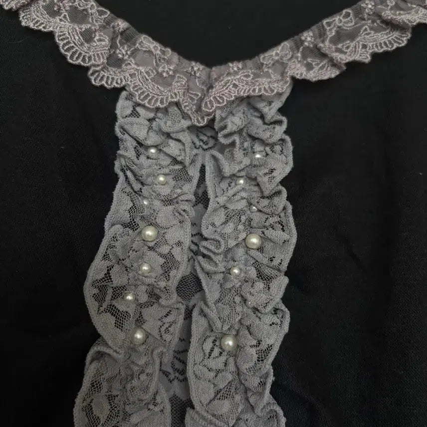 [BUNJANG] Axis Palm Lace T-shirt / 엑시즈팜 레이스 티셔츠