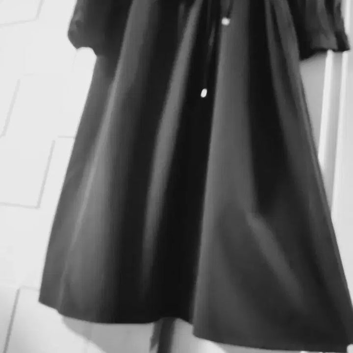 [BUNJANG] Black String Long Dress / 블랙 스트링 롱 원피스