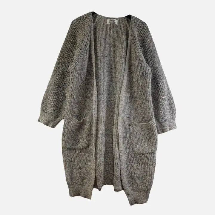[BUNJANG] FREE Knit Long Cardigan / 여FREE 니트 롱 가디건 M6365