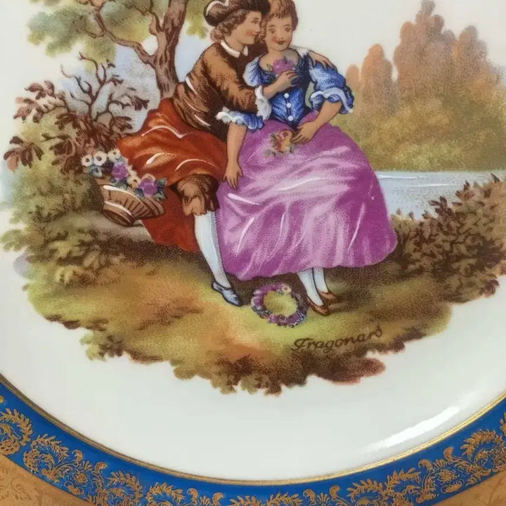 [BUNJANG] Fragonard Decorative Plate Antique / 프라고나르 Fragonard 장식 접시 앤틱
