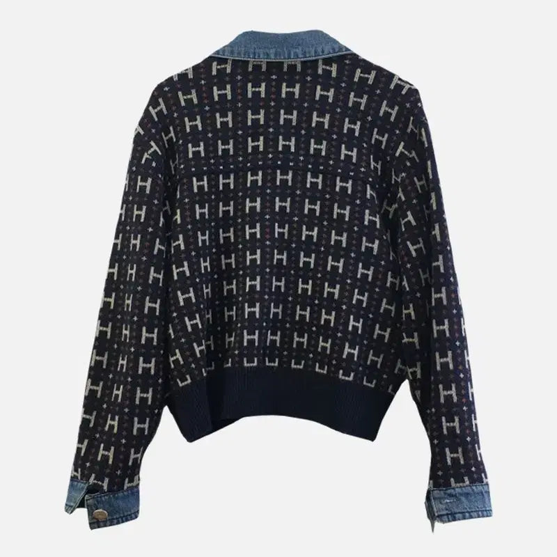 [BUNJANG] FREE Denim Collar Cardigan Jacket / 여FREE 데님 카라 가디건 자켓 M6362