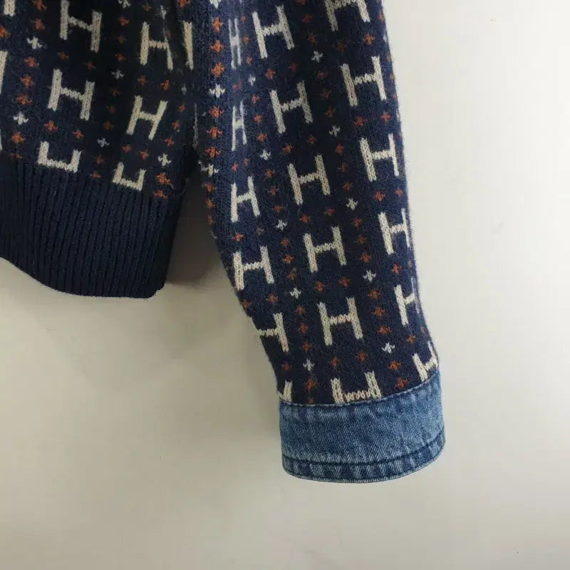 [BUNJANG] FREE Denim Collar Cardigan Jacket / 여FREE 데님 카라 가디건 자켓 M6362