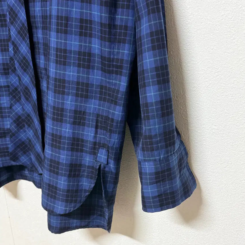 [BUNJANG] Songzio Check Tie Shirt / 송지오 체크 타이 셔츠 100