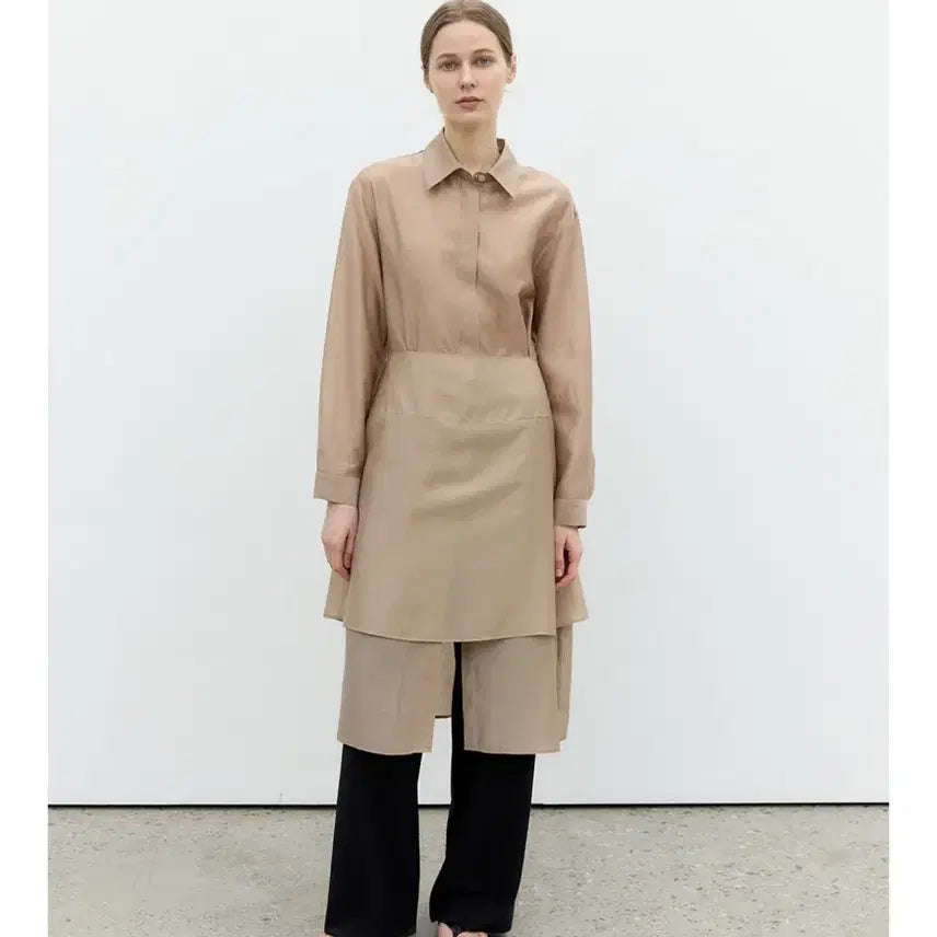 [BUNJANG] Torte Layered Wrap Shirt Dress / 토르테 레이어드 랩 셔츠 원피스 반값이하로 판매합니다