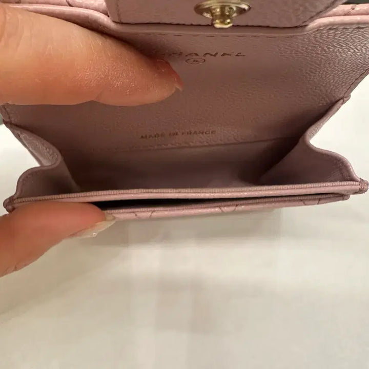 [SOLD OUT] [정품 A급]샤넬 클래식 캐비어 똑딱이 카드지갑